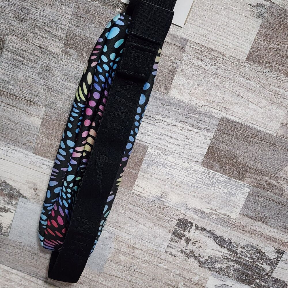 Nike Slim 3.0 Waist Pack Running Fanny Pack Belt Bag Stretch Rainbow NEW - Picture 5 of 10
